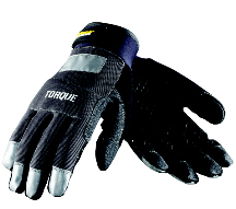 GLOVE MECHANICS TORQUE BLK NON-SLIP LG (PR) - Gloves